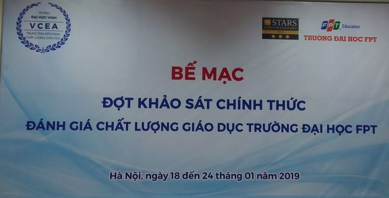 Bế mạc Đợt khảo sát chính thức đánh giá chất lượng giáo dục Trường Đại học FPT theo tiêu chuẩn của Bộ Giáo dục và Đào tạo