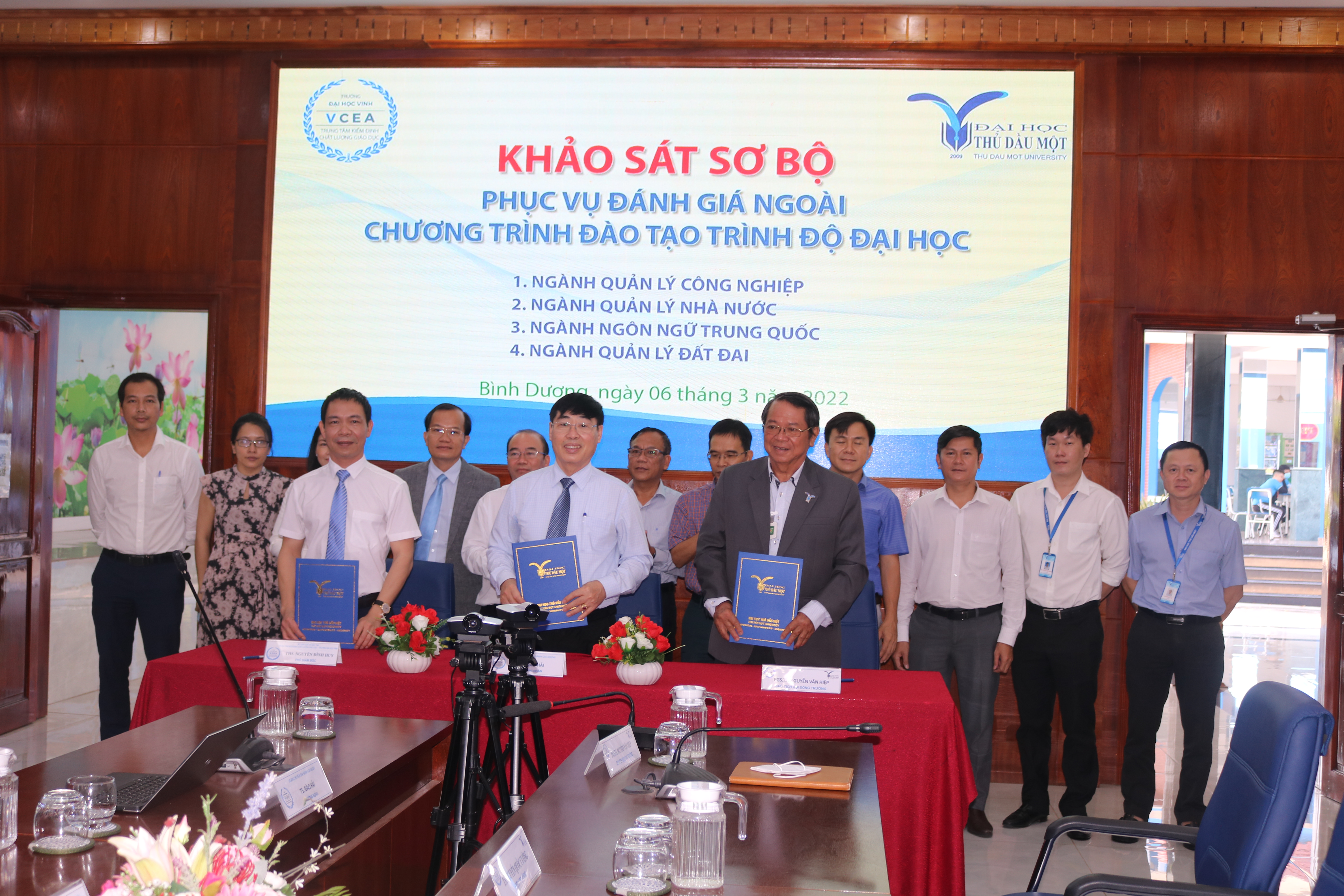 Khảo sát sơ bộ phục vụ đánh giá ngoài 04 chương trình đào tạo của Trường Đại học Thủ Dầu Một