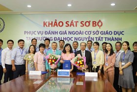  Khảo sát sơ bộ đánh giá chất lượng Cơ sở giáo dục của Trường Đại học Nguyễn Tất Thành