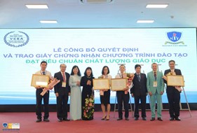  Lễ công bố Quyết định và trao Giấy chứng nhận Kiểm định chất lượng 04 chương trình đào tạo cho Trường Đại học Nguyễn Tất Thành