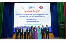 Khai mạc khảo sát chính thức phục vụ đánh giá ngoài 02 chương trình đào tạo tại Trường Đại học Khoa học Xã hội và Nhân Văn - Đại học Quốc gia Thành phố Hồ Chí Minh