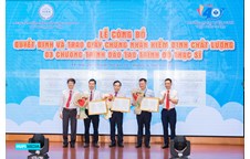 Lễ công bố Quyết định và trao Giấy chứng nhận Kiểm định chất lượng 03 chương trình đào tạo cho Trường Đại học Công nghiệp Thực phẩm Thành phố Hồ Chí Minh
