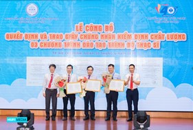  Lễ công bố Quyết định và trao Giấy chứng nhận Kiểm định chất lượng 03 chương trình đào tạo cho Trường Đại học Công nghiệp Thực phẩm Thành phố Hồ Chí Minh