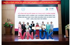Lễ công bố Quyết định và trao Giấy chứng nhận Kiểm định chất lượng cho 03 CTĐT của Viện Nghiên cứu và Đào tạo Việt – Anh, Đại học Đà Nẵng