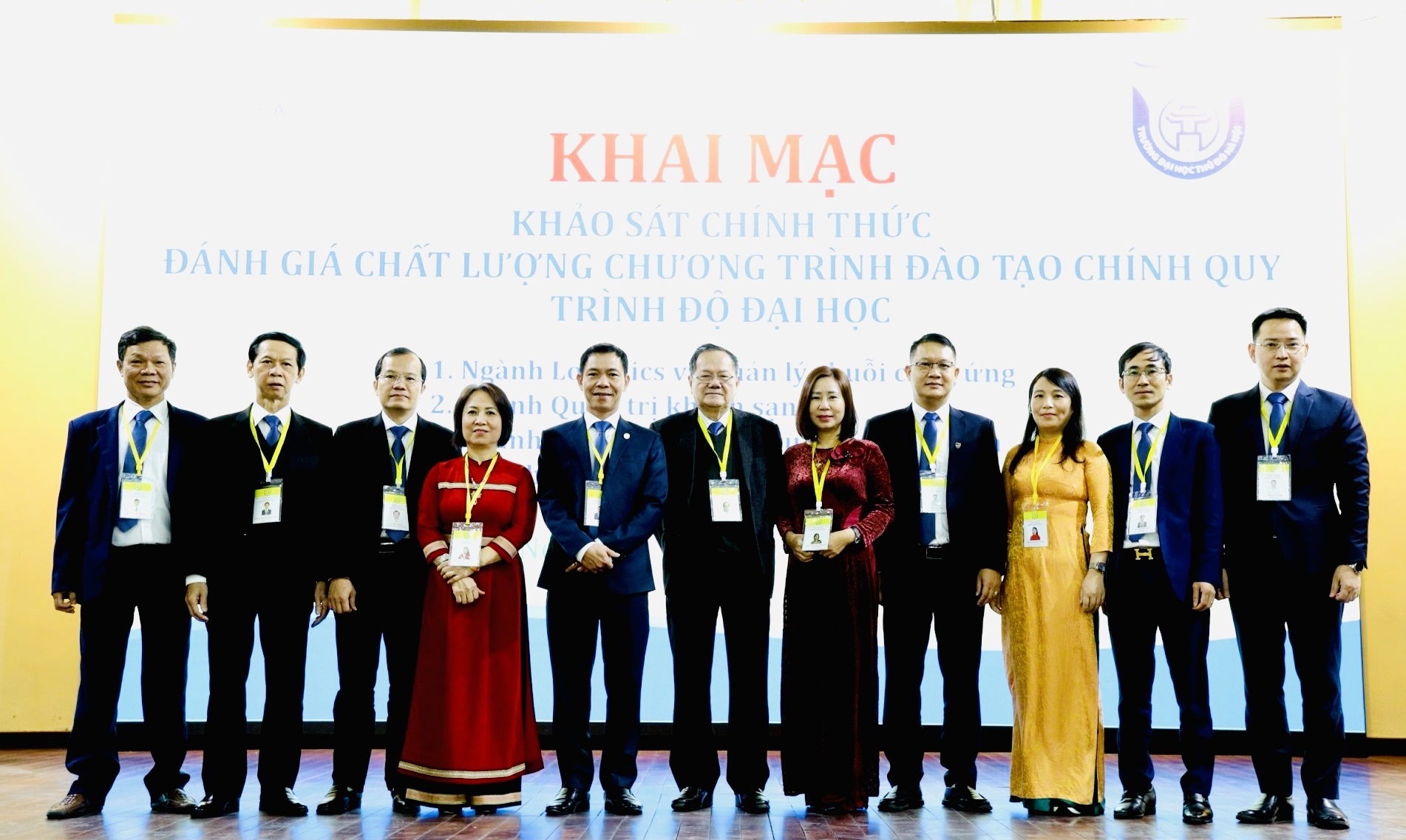 Khai mạc khảo sát chính thức đánh giá chất lượng 04 CTĐT trình độ của Trường Đại học Thủ đô Hà Nội