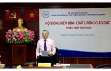  Hội đồng kiểm định chất lượng giáo dục phiên họp lần thứ 18