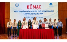 Bế mạc khảo sát chính thức đánh giá chất lượng cơ sở giáo dục Trường Đại học Hạ Long