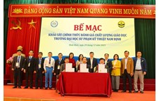 Bế mạc khảo sát chính thức đánh giá chất lượng cơ sở giáo dục Trường Đại học Sư phạm Kỹ thuật Nam Định