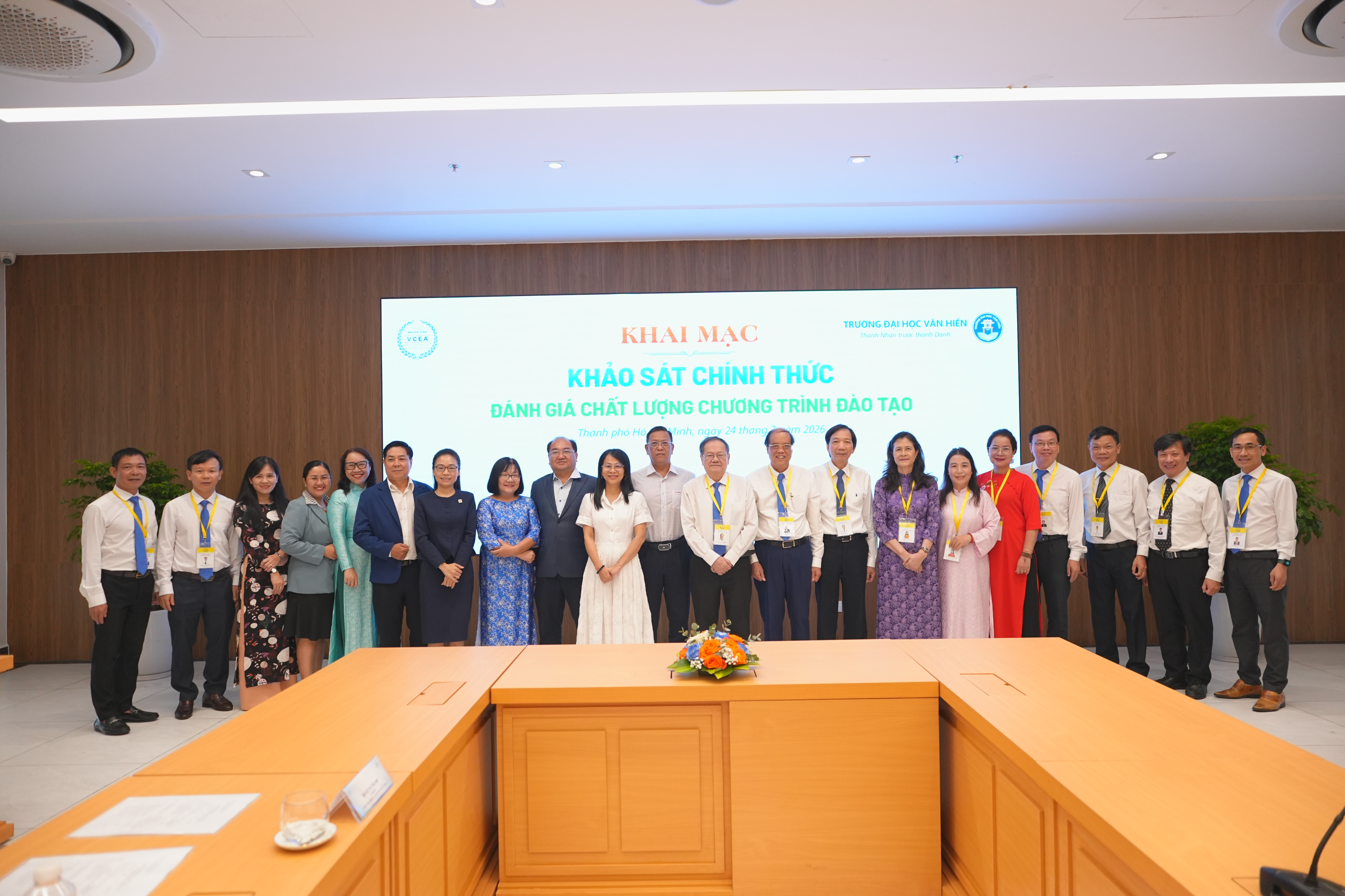  Khai mạc khảo sát chính thức đánh giá chất lượng các chương trình đào tạo của Trường Đại học Văn Hiến